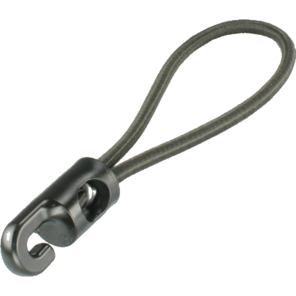 Dreitec 9324-WE – Spannfix gummistropp med krok, hvit 200 mm Ø 6,0 mm
