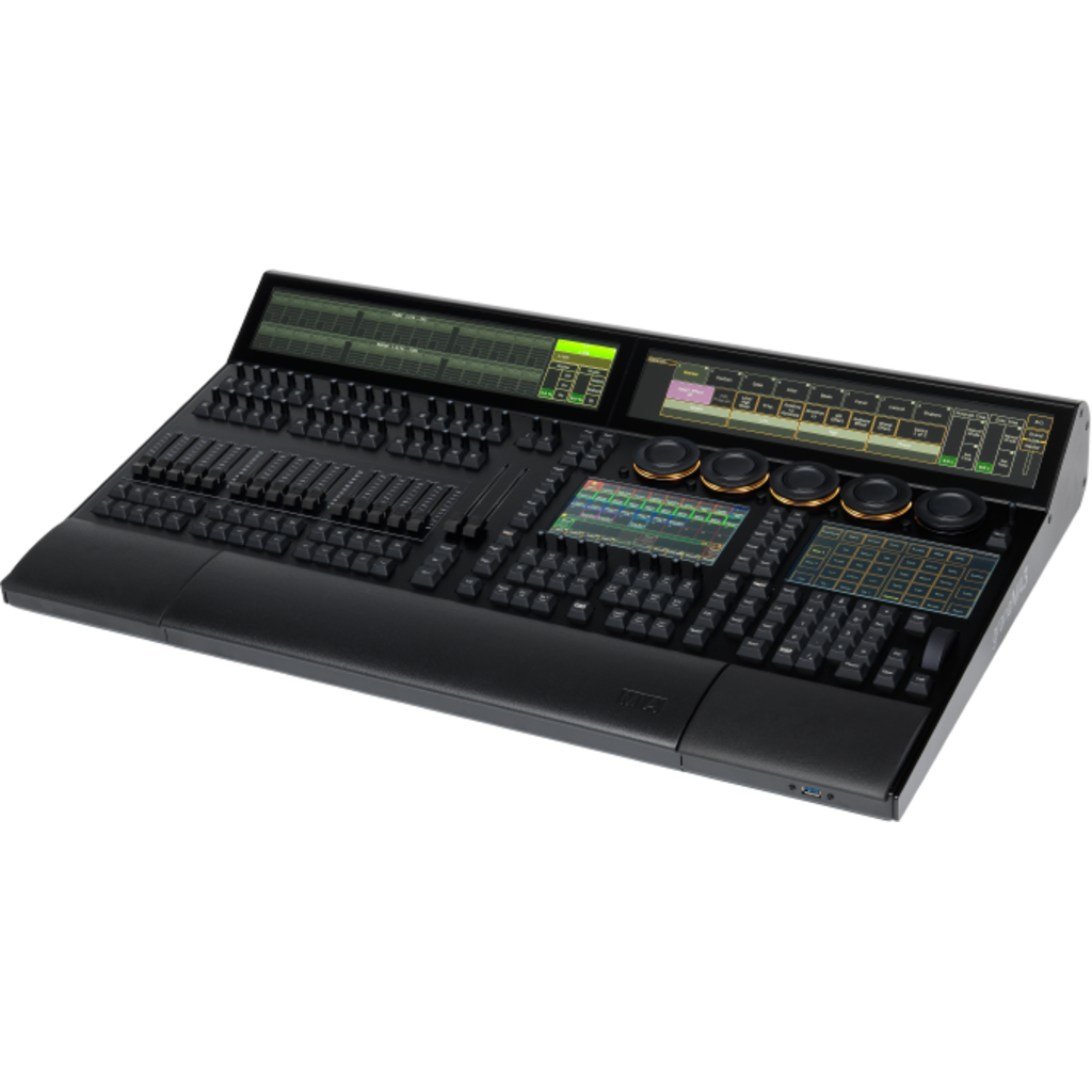 MA Lighting 4010503-2 grandMA3 light CRV med flightcase er en kraftig lyskonsoll for kontrollrom og faste installasjoner