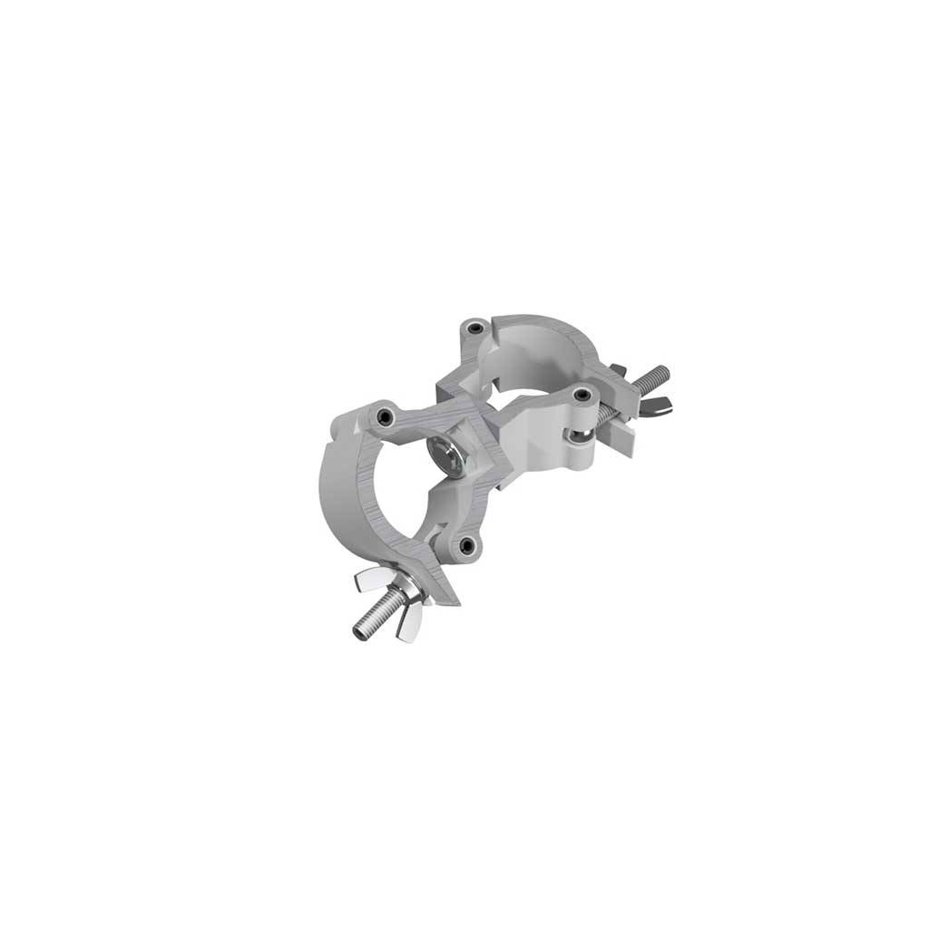 Prolyte CLP-P436 svingbar klemme – SWL 160kg (Sf8:1), Alu, For Ø32-35mm Rør