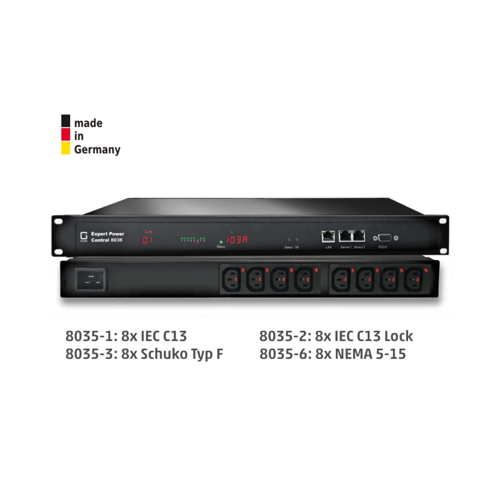 [GUD-80352] GUDE Expert Power Control 8035-2 – strømstyring og overvåking