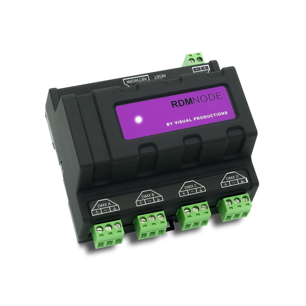 [182321] Visual Productions RdmNode – 4-port eDMX-node