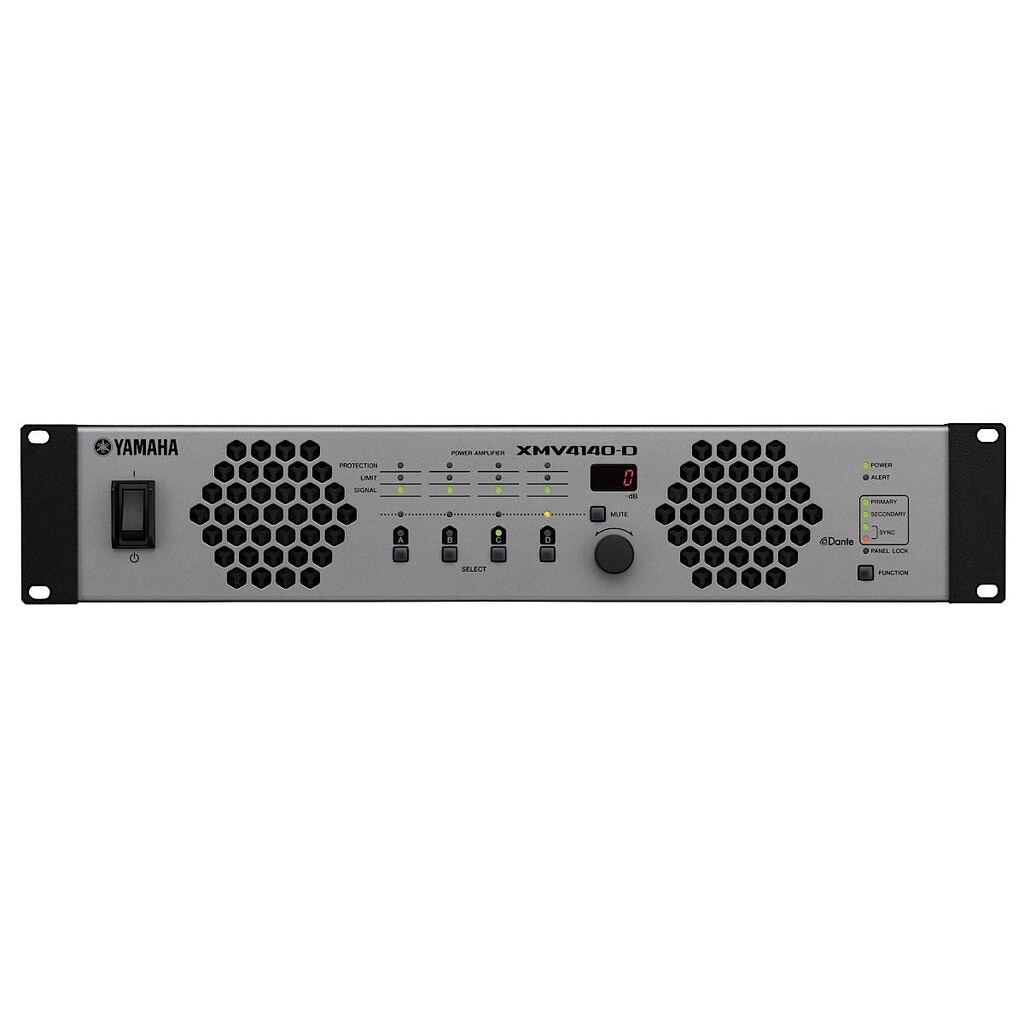 Yamaha XMV4140D – Effektforsterker med Dante