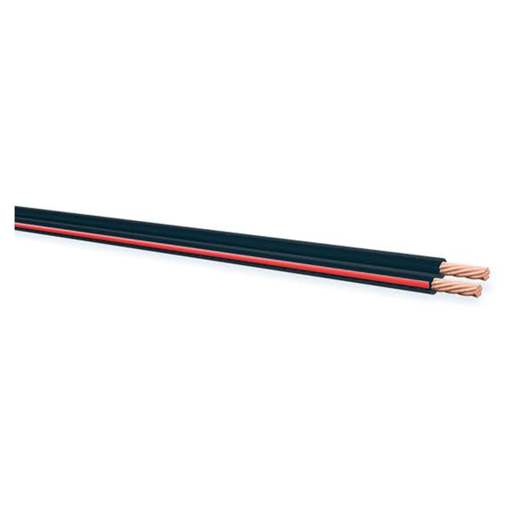 [54400] Dreitec Flat høyttalerkabel 2x0,75mm² – 100 m rull