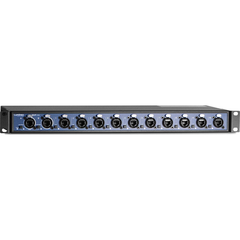[LUM-LUMISPLIT-210-ETH] Luminex LumiSplit-2.10 DMX/RDM splitter 10-veis, EtherCon