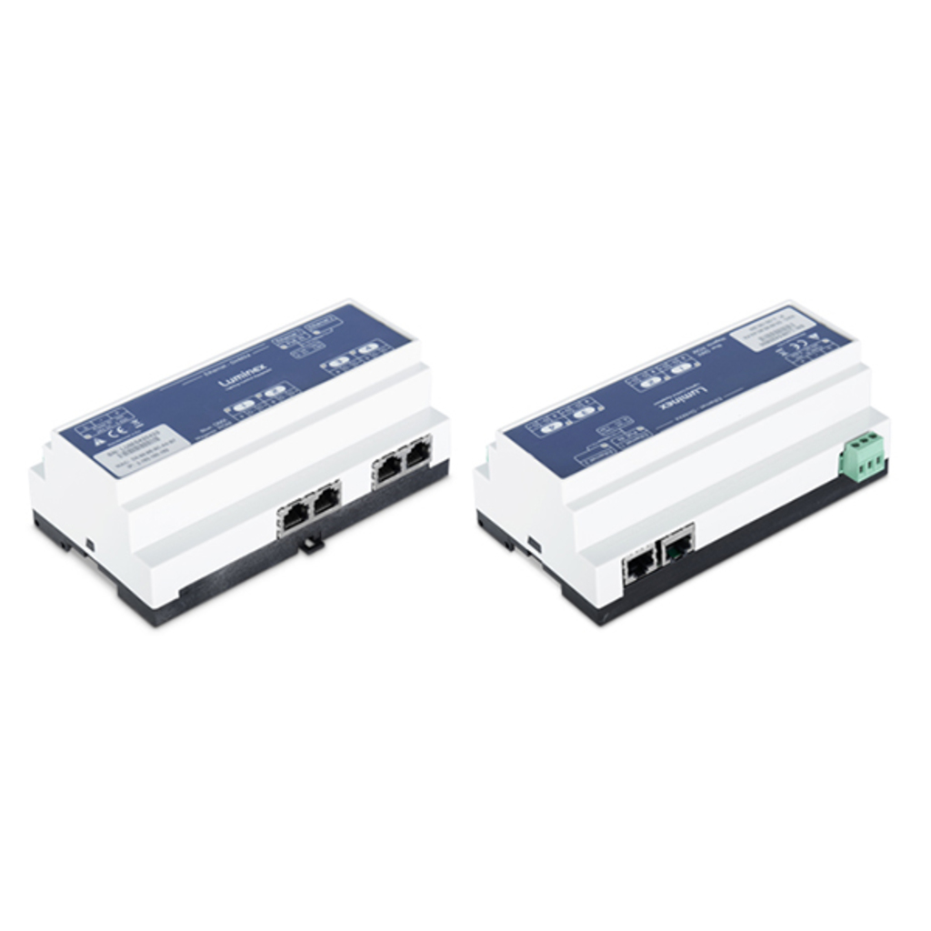 [LUM-LU01-00082-TB] Luminex Luminode-4 Ethernet-DMX-skru, DIN - PoE